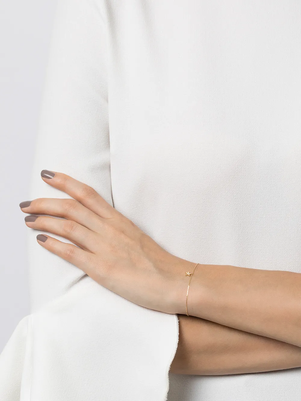 фото Ahkah браслет étoile из желтого золота с бриллиантами