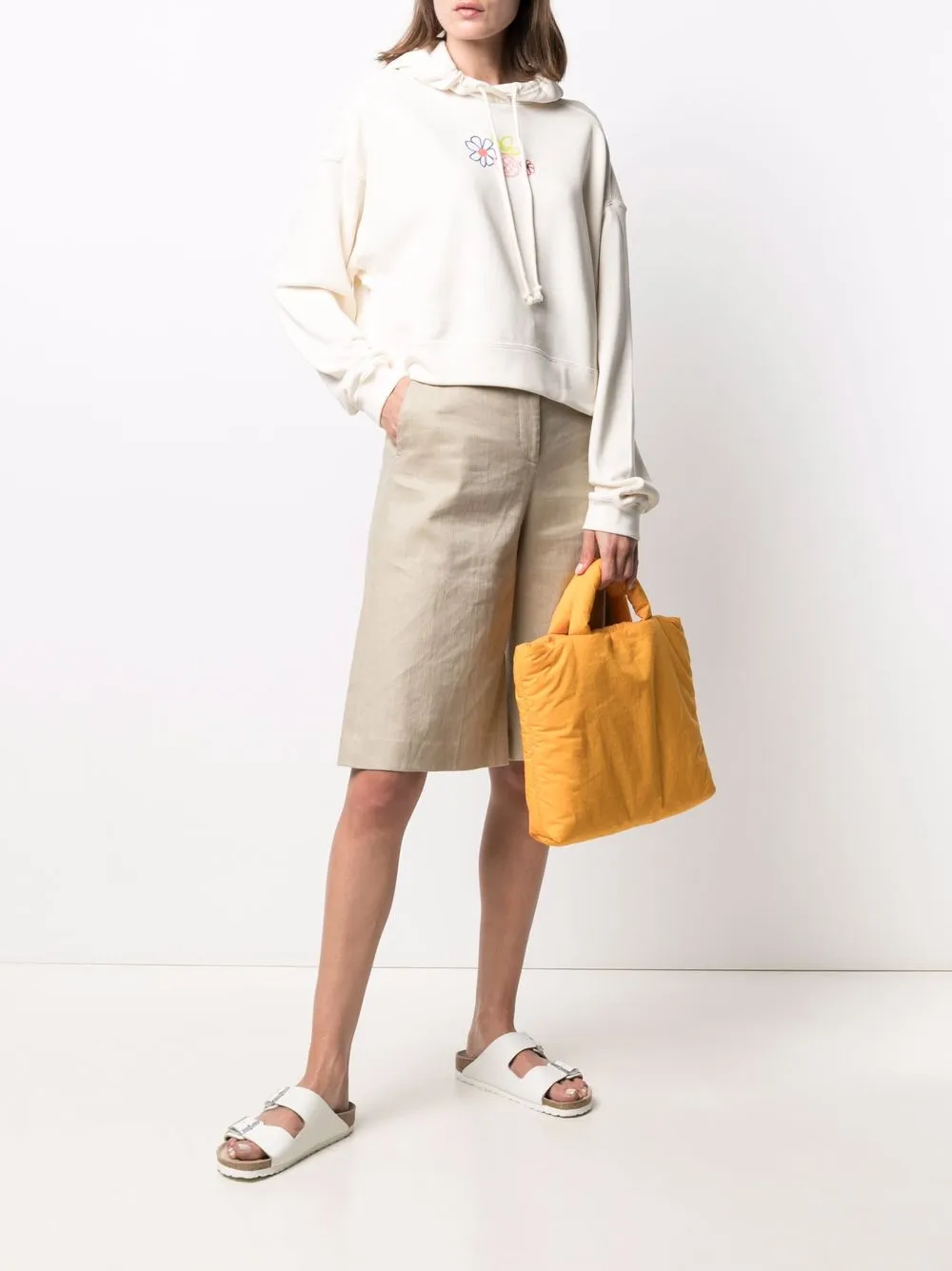 фото Adidas худи с цветочным принтом