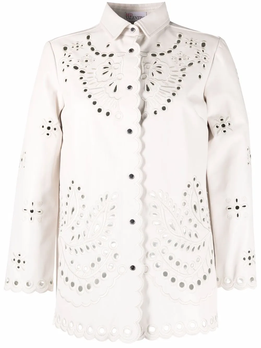 фото Red valentino рубашка sangallo с вышивкой