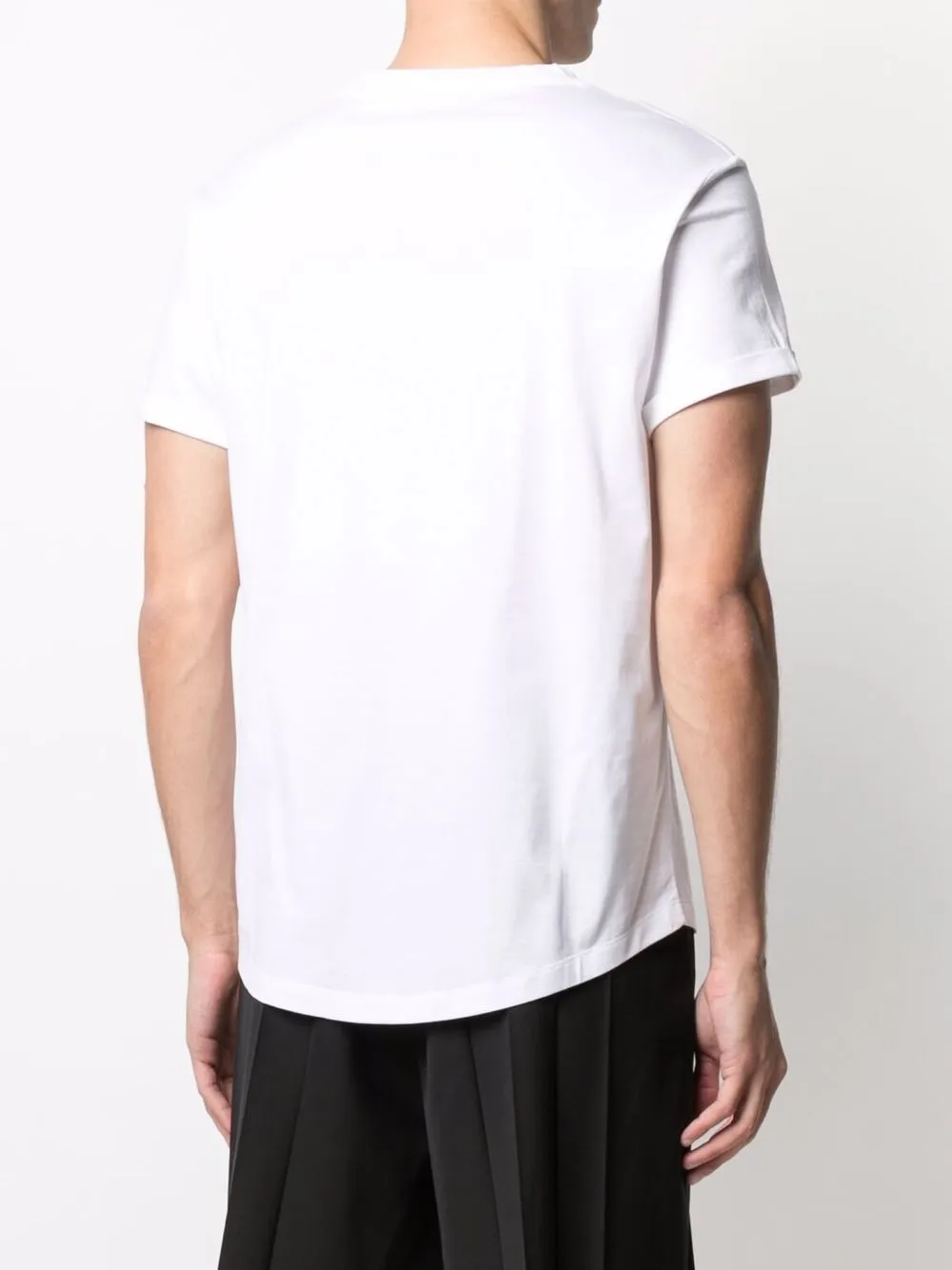 фото Balmain футболка с фактурным логотипом