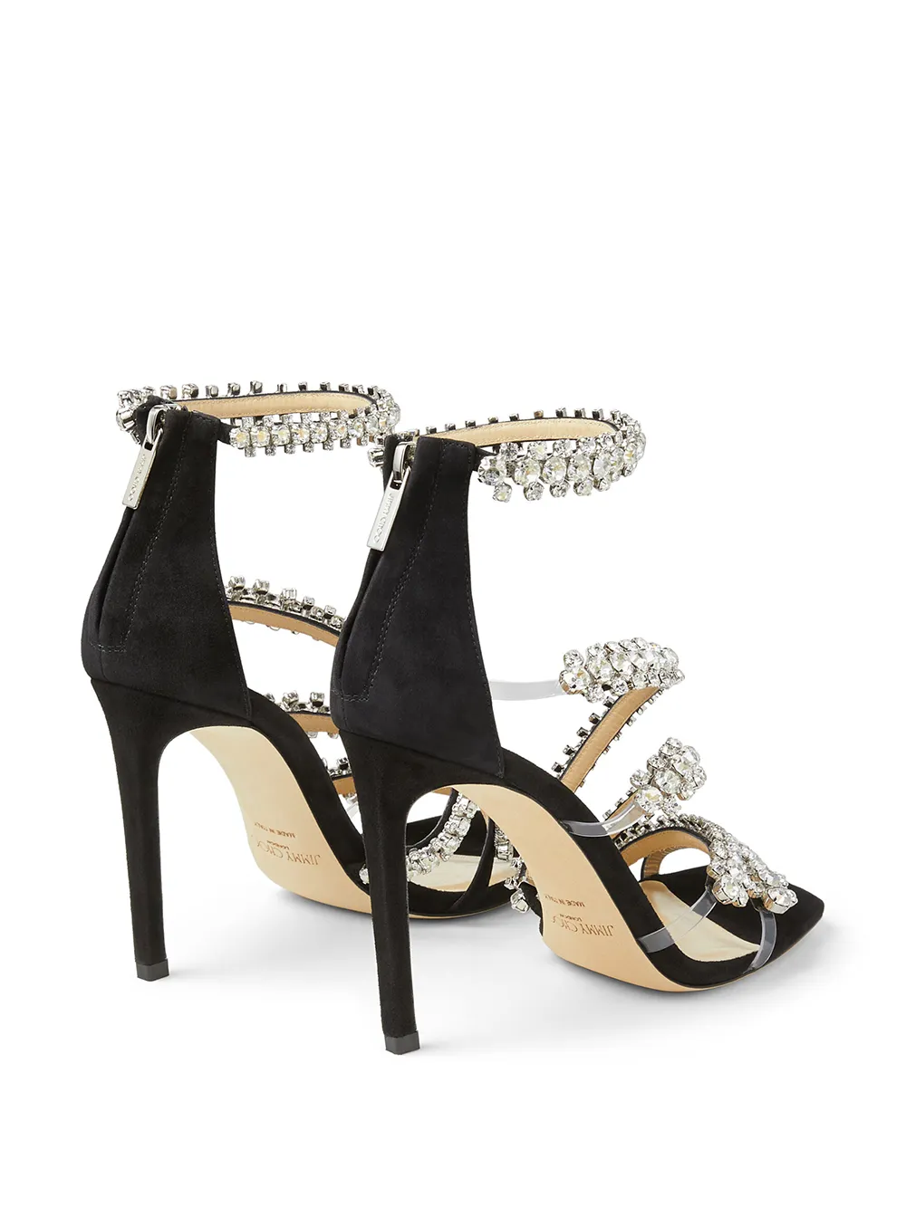 фото Jimmy choo босоножки josefine 100 с кристаллами