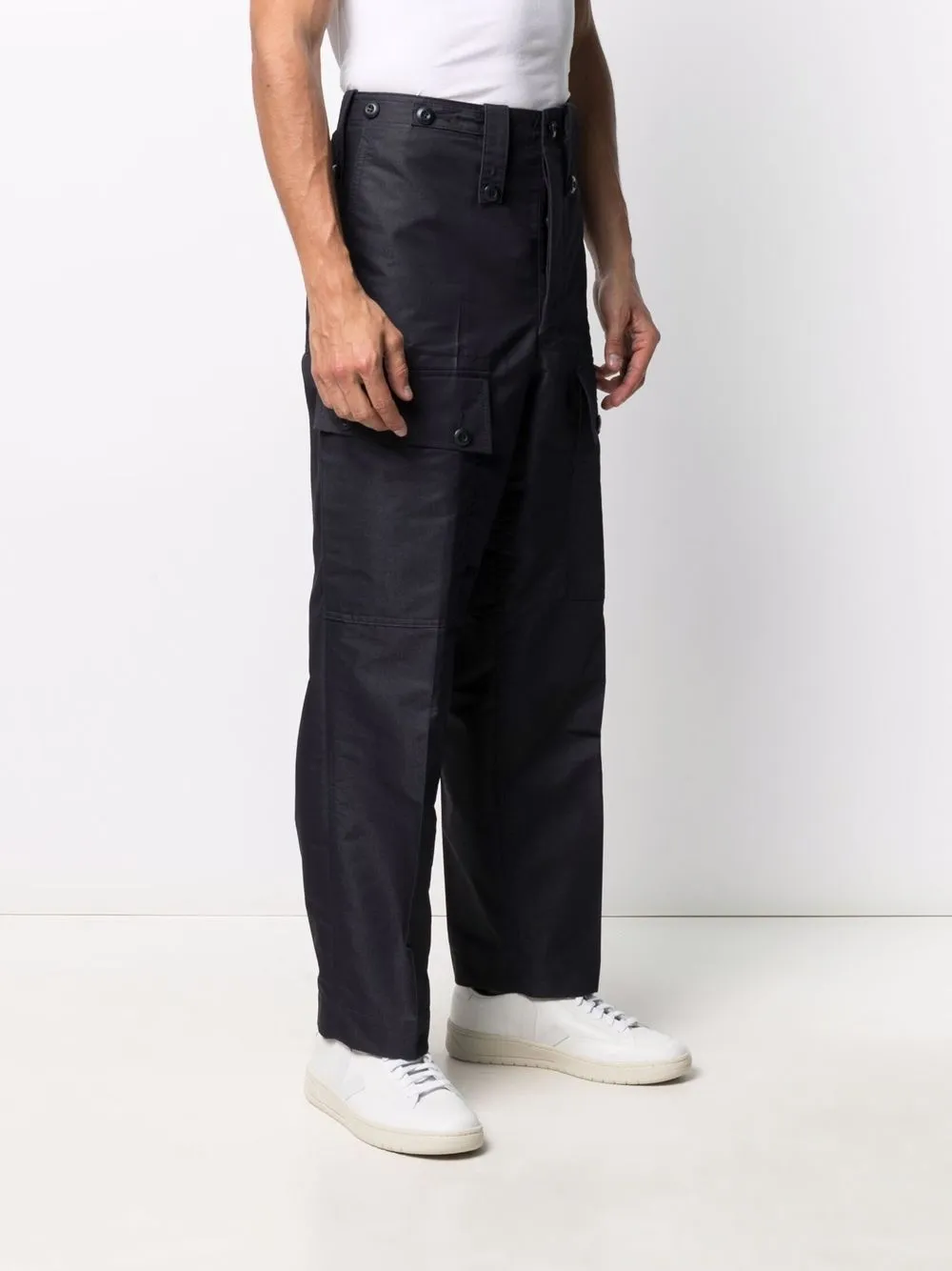 фото Junya watanabe man брюки с карманами карго