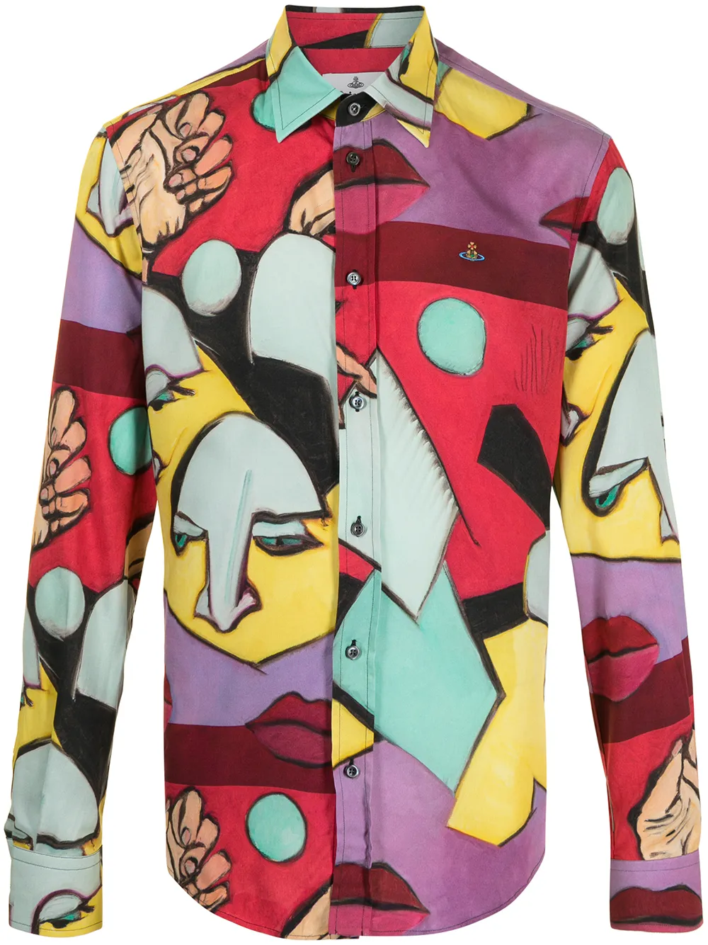 фото Vivienne westwood рубашка aloha с графичным принтом
