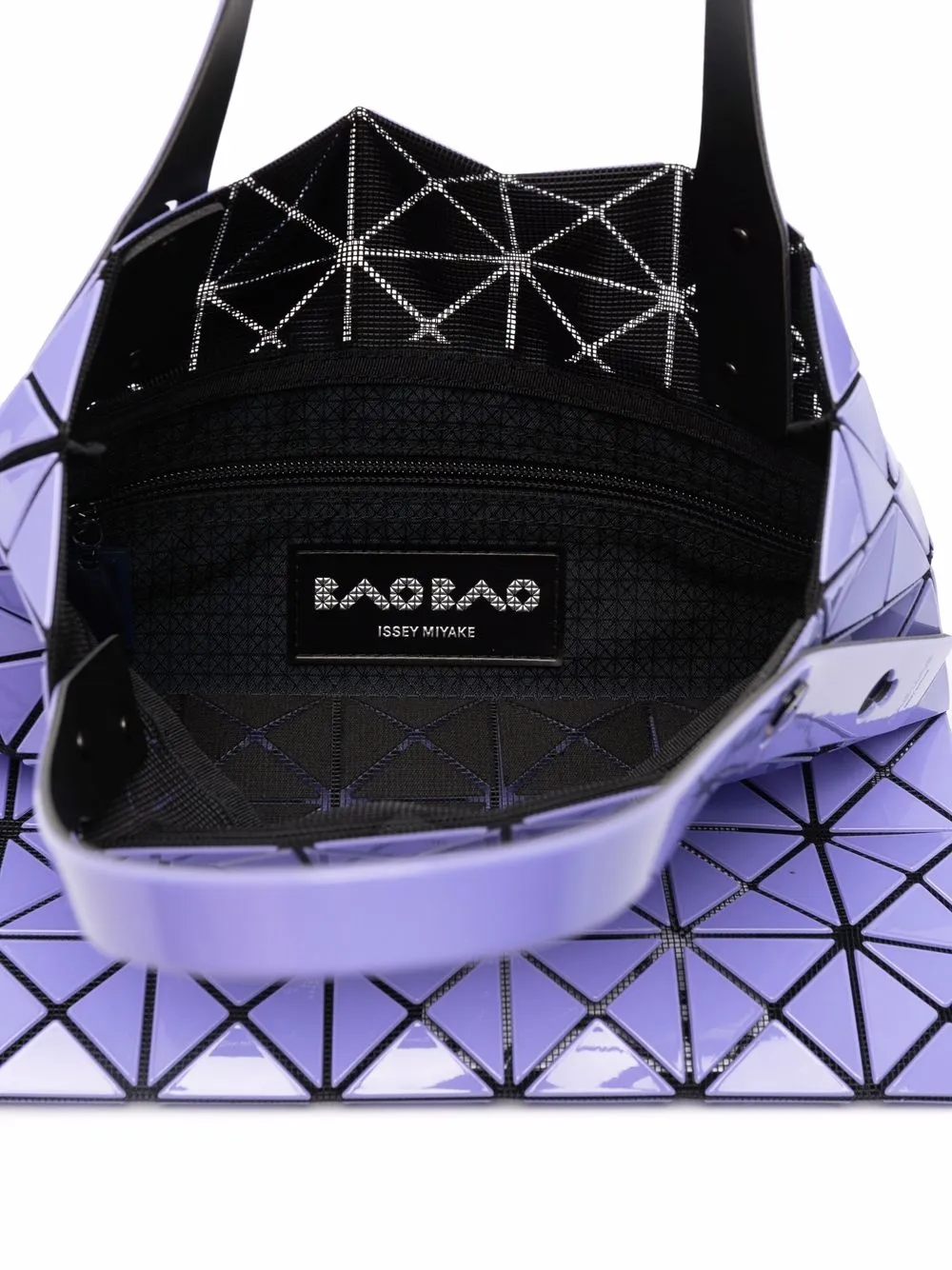 фото Bao bao issey miyake сумка-тоут lucent с верхними ручками
