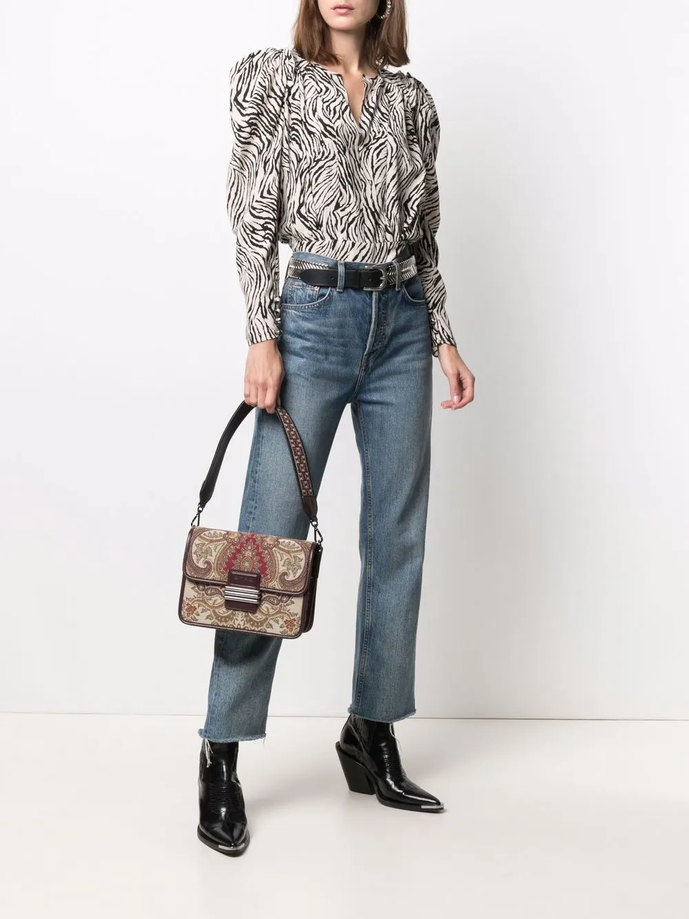 фото Etro сумка на плечо с принтом пейсли