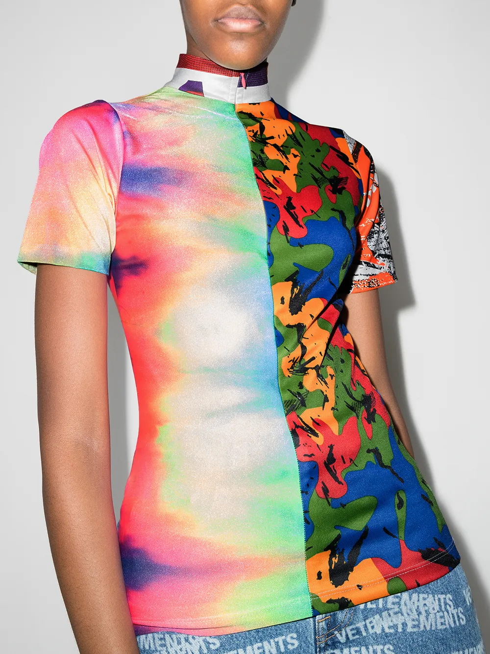 фото Conner ives топ reconstituted с принтом