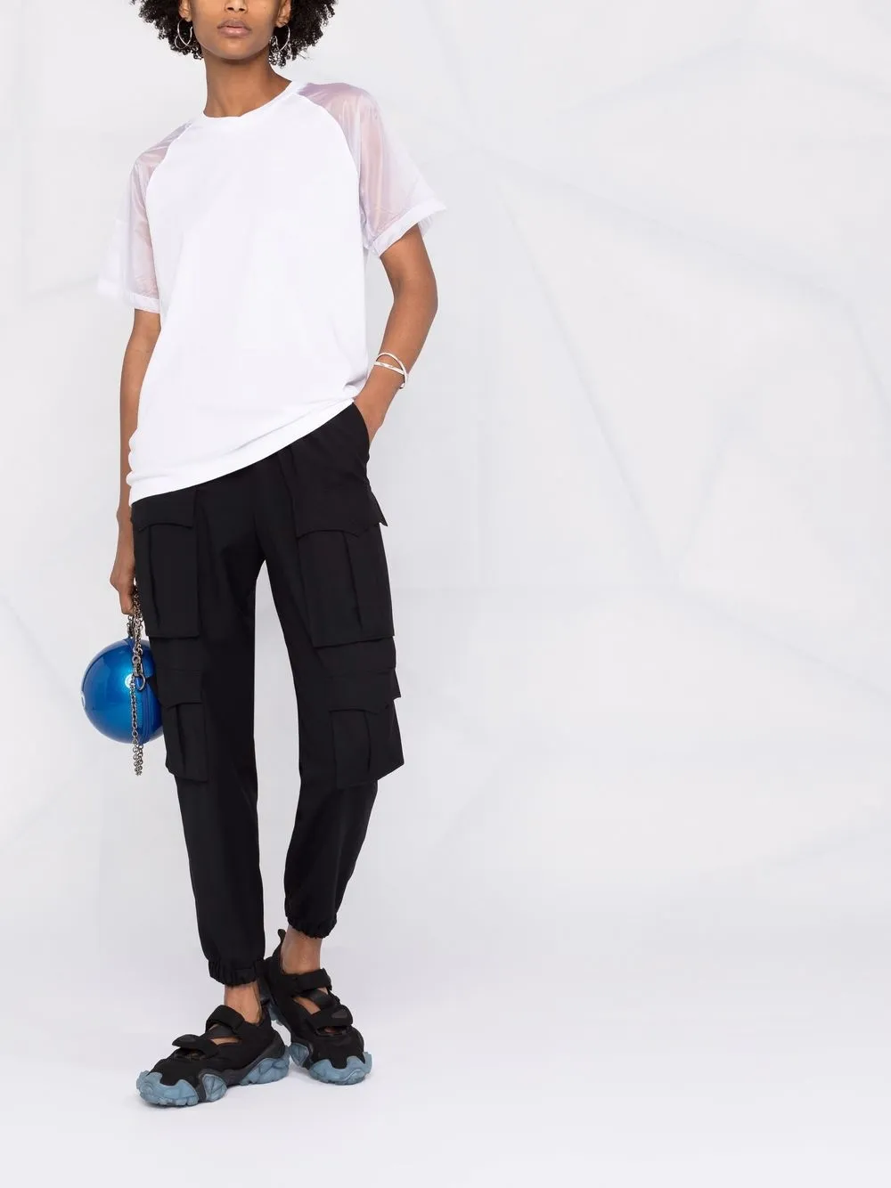 фото Adidas футболка fakten с прозрачными рукавами