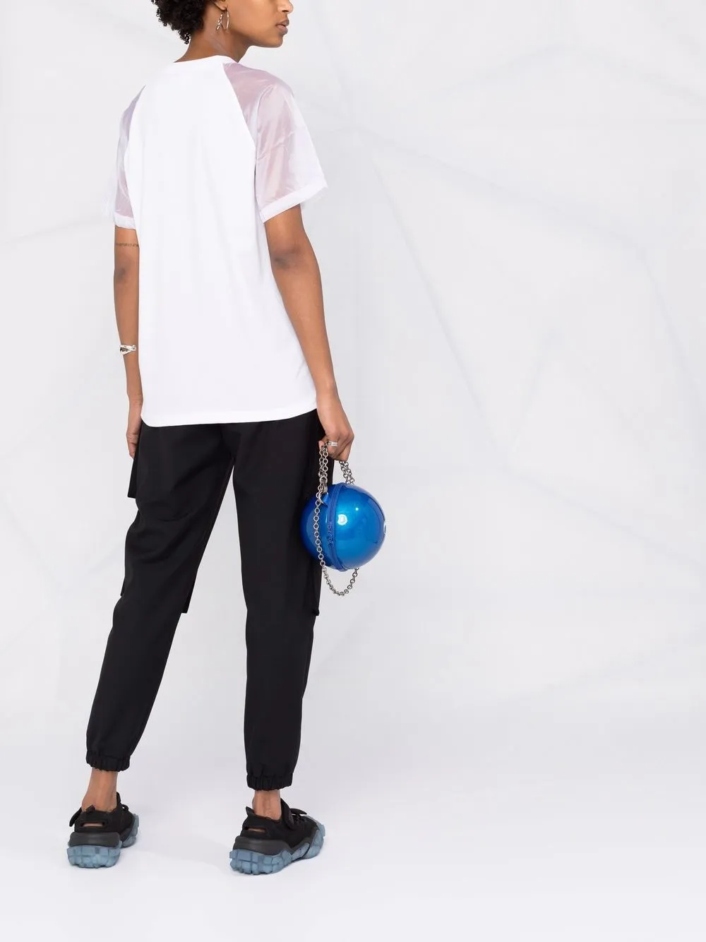 фото Adidas футболка fakten с прозрачными рукавами