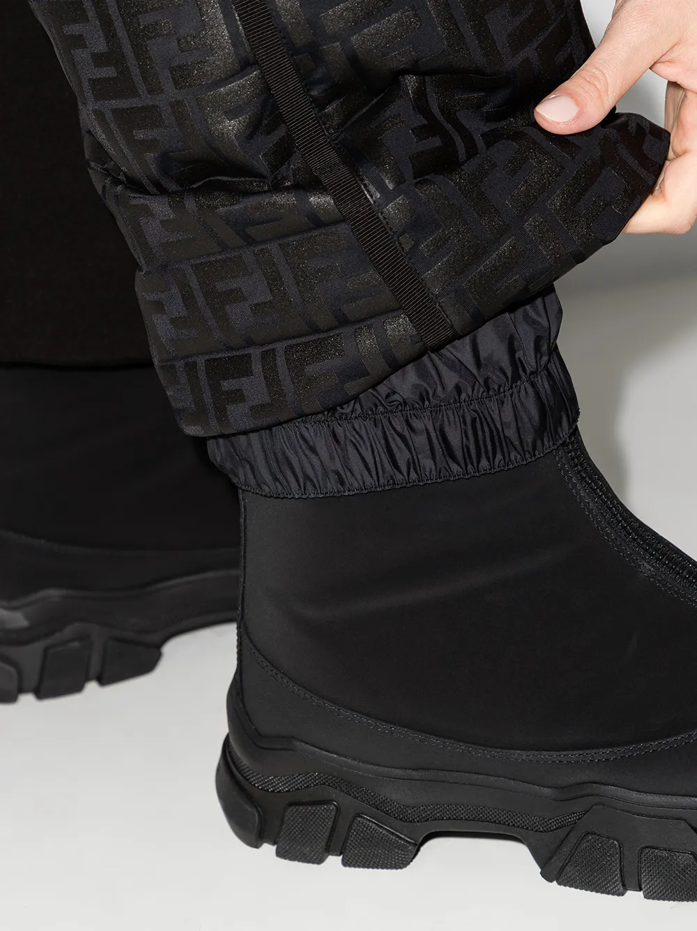 фото Fendi лыжные брюки с логотипом ff