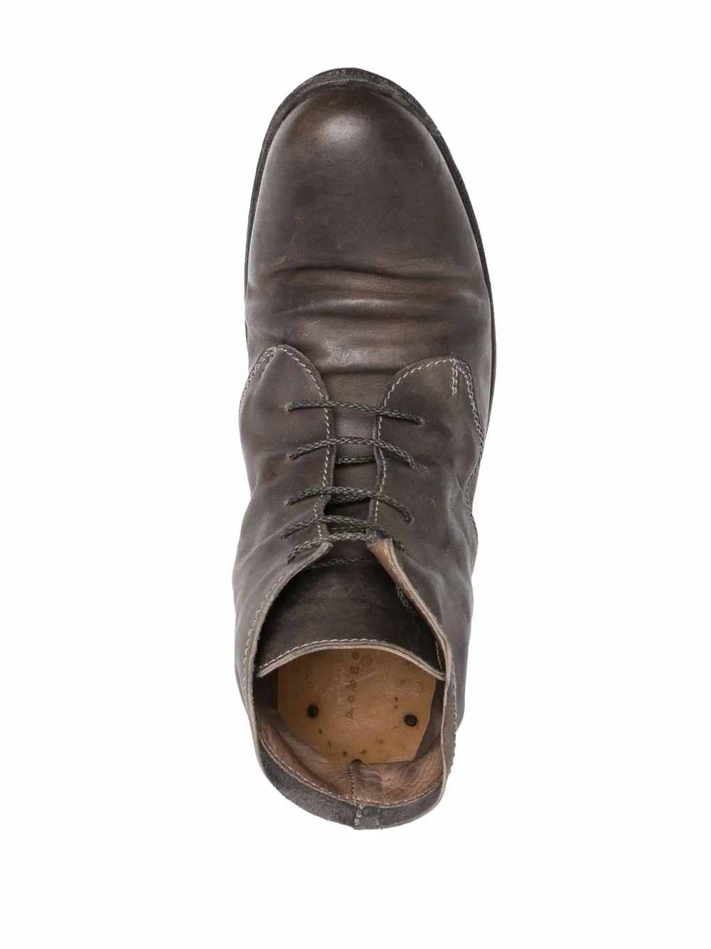 фото Poème bohémien ботинки на шнуровке с эффектом потертости