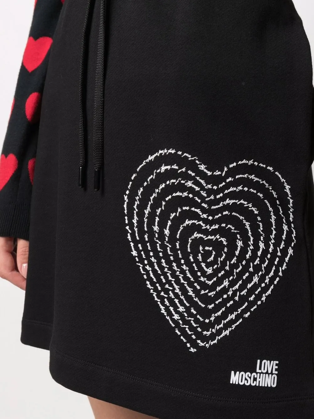фото Love moschino флисовая юбка с 3d принтом
