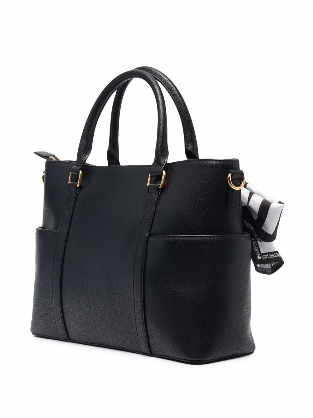 фото Love moschino сумка с логотипом и декоративным платком