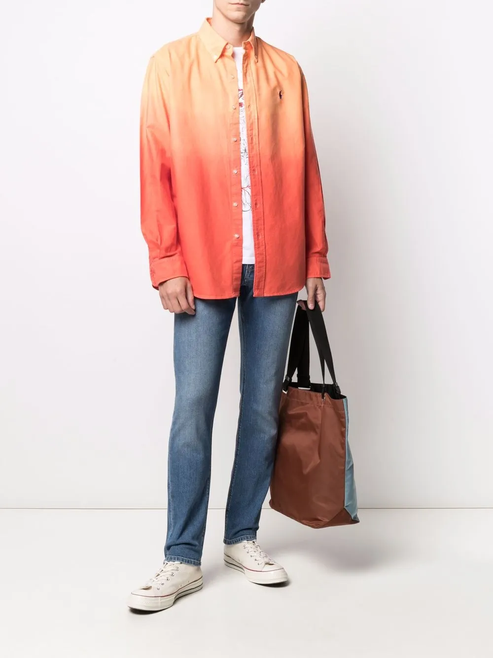 фото Emporio armani прямые джинсы средней посадки