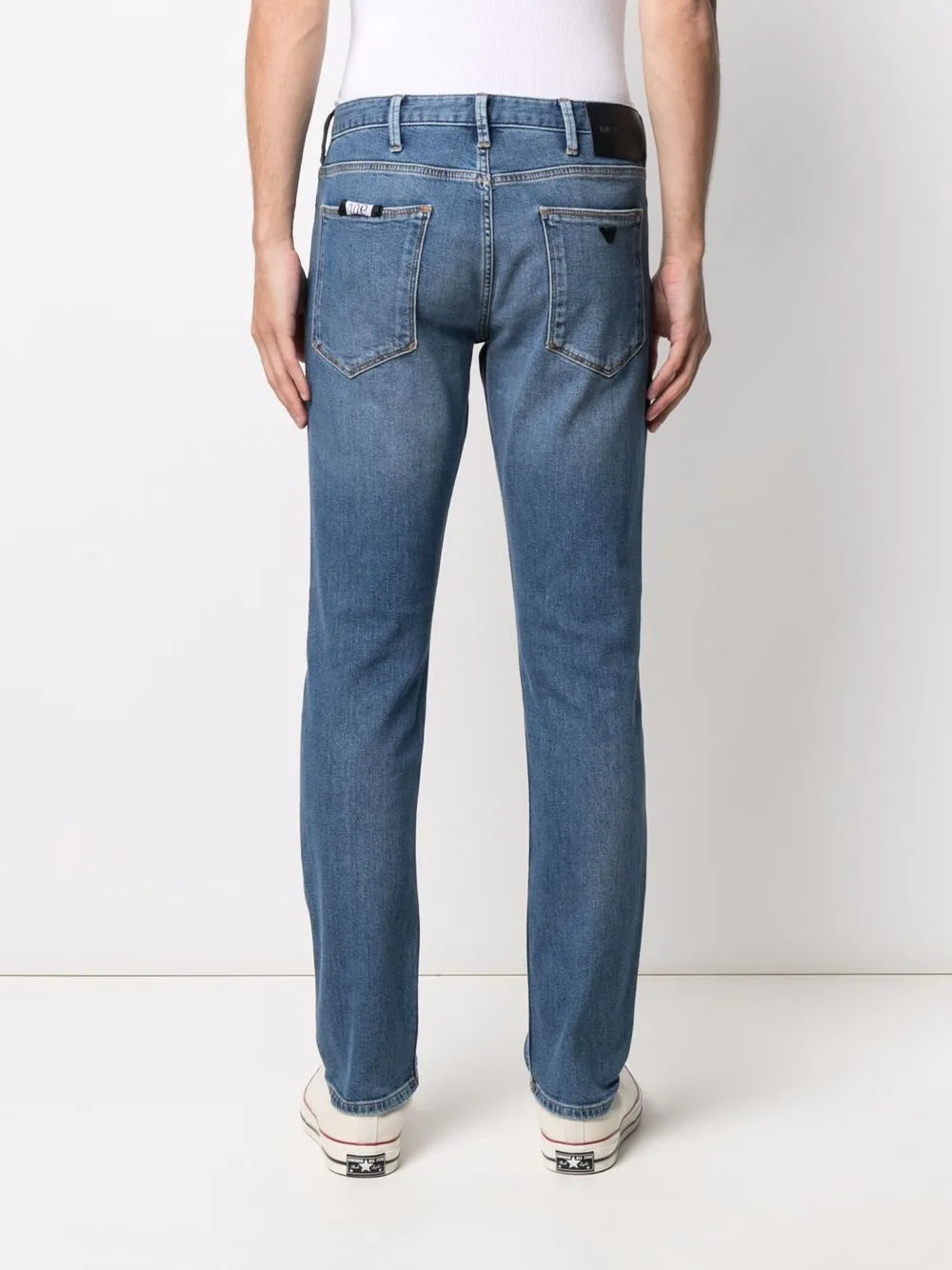 фото Emporio armani прямые джинсы средней посадки