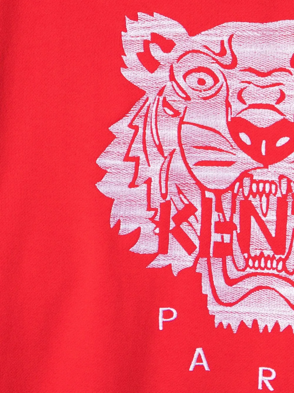 фото Kenzo kids толстовка с вышивкой tiger
