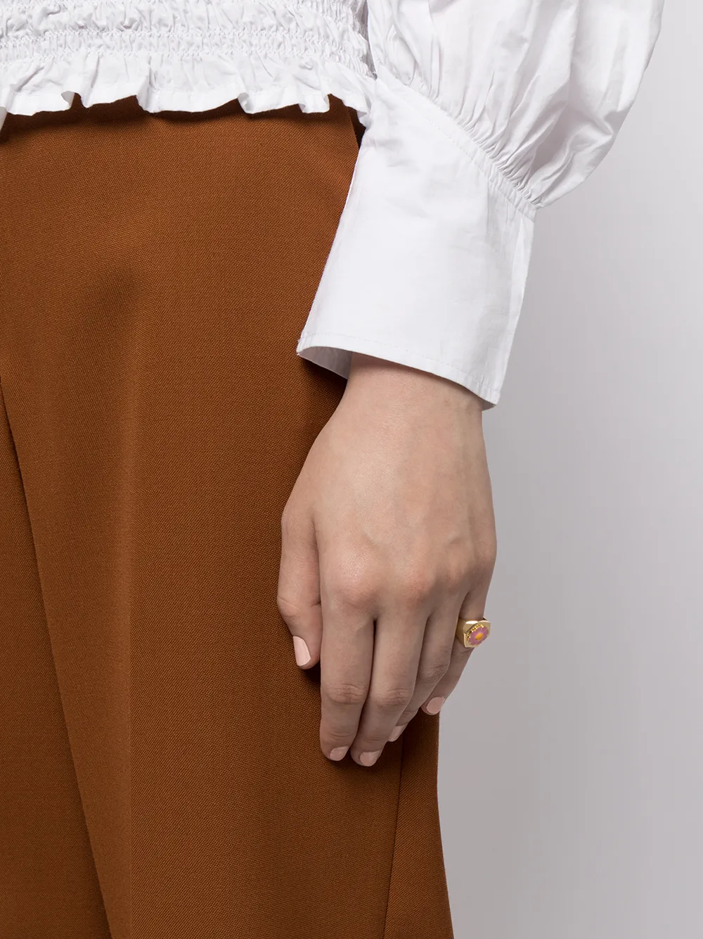 фото Wilhelmina garcia кольцо из позолоченного серебра