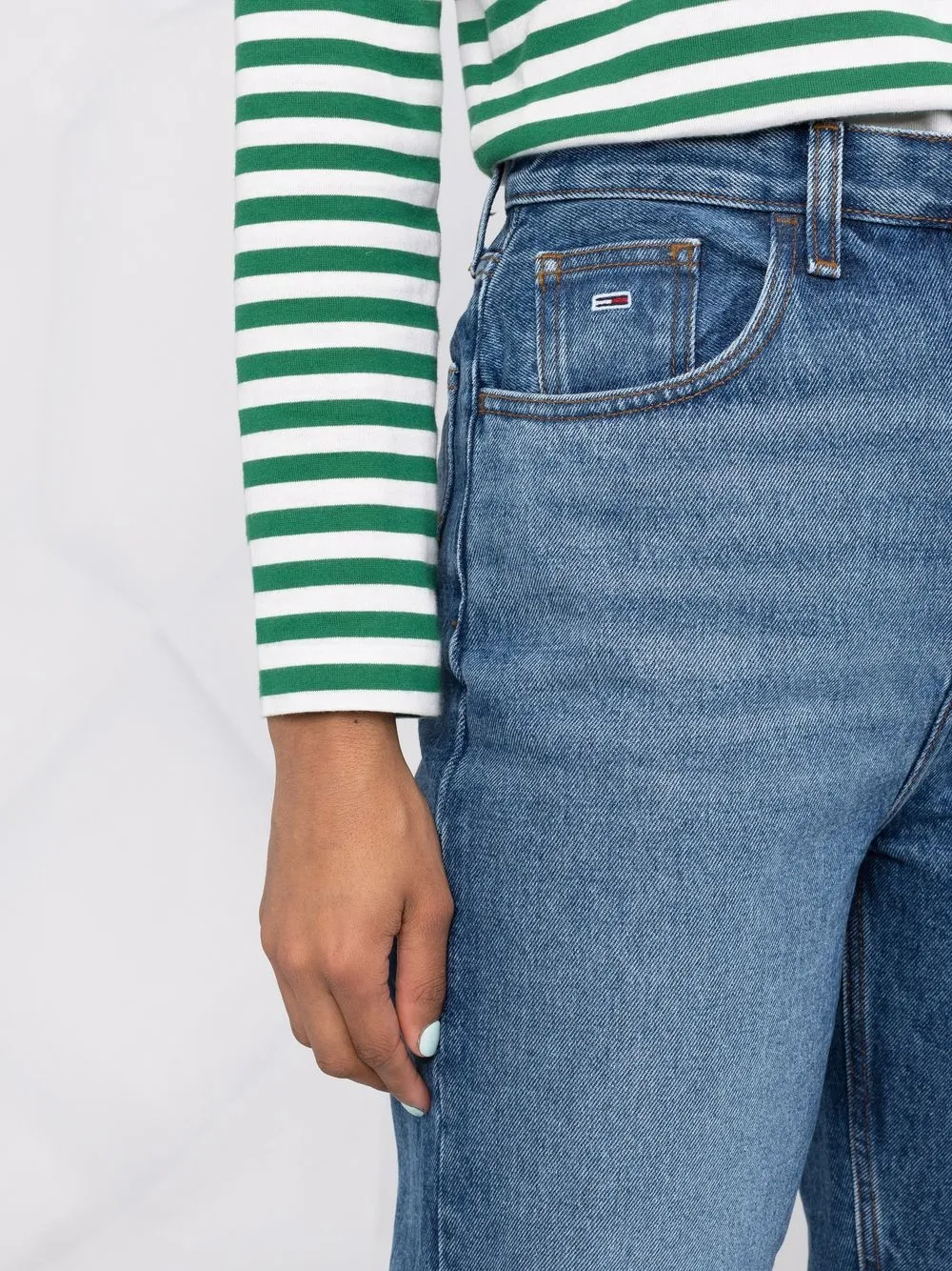 фото Tommy hilfiger зауженные джинсы с завышенной талией