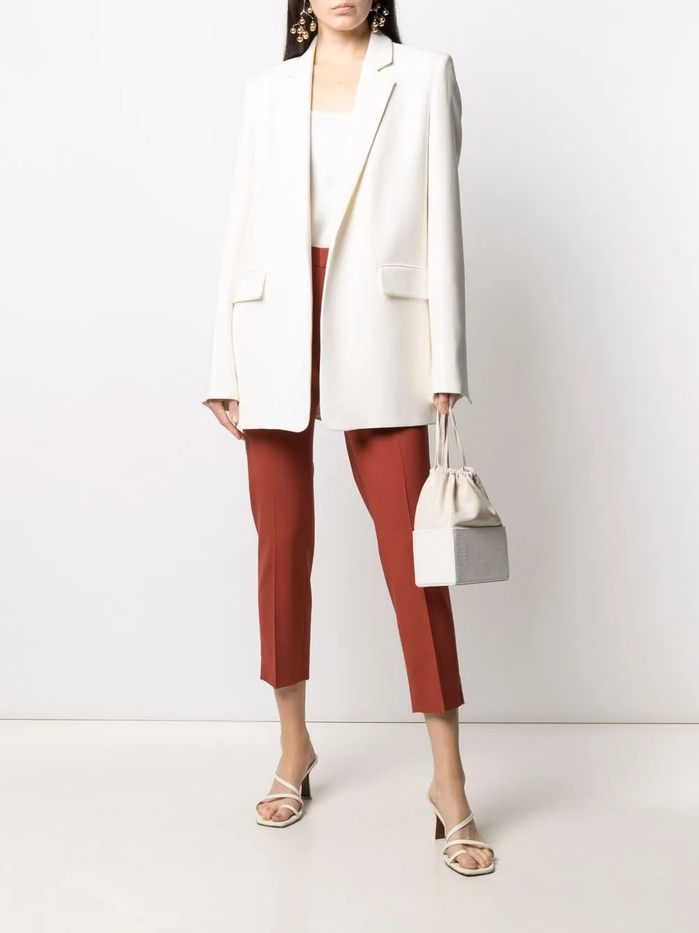 фото Altaire каркасная сумка с тиснением под кожу крокодила