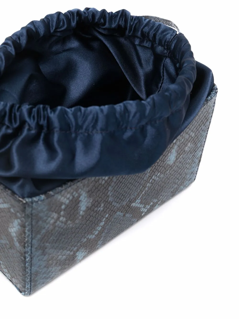 фото Altaire каркасная сумка с тиснением под кожу змеи