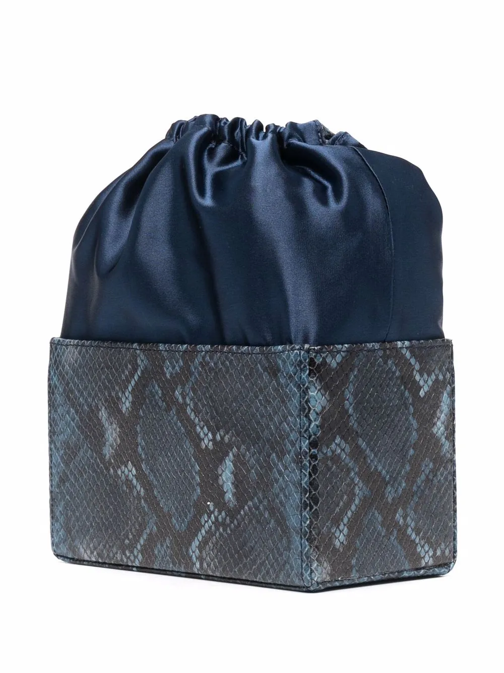 фото Altaire каркасная сумка с тиснением под кожу змеи