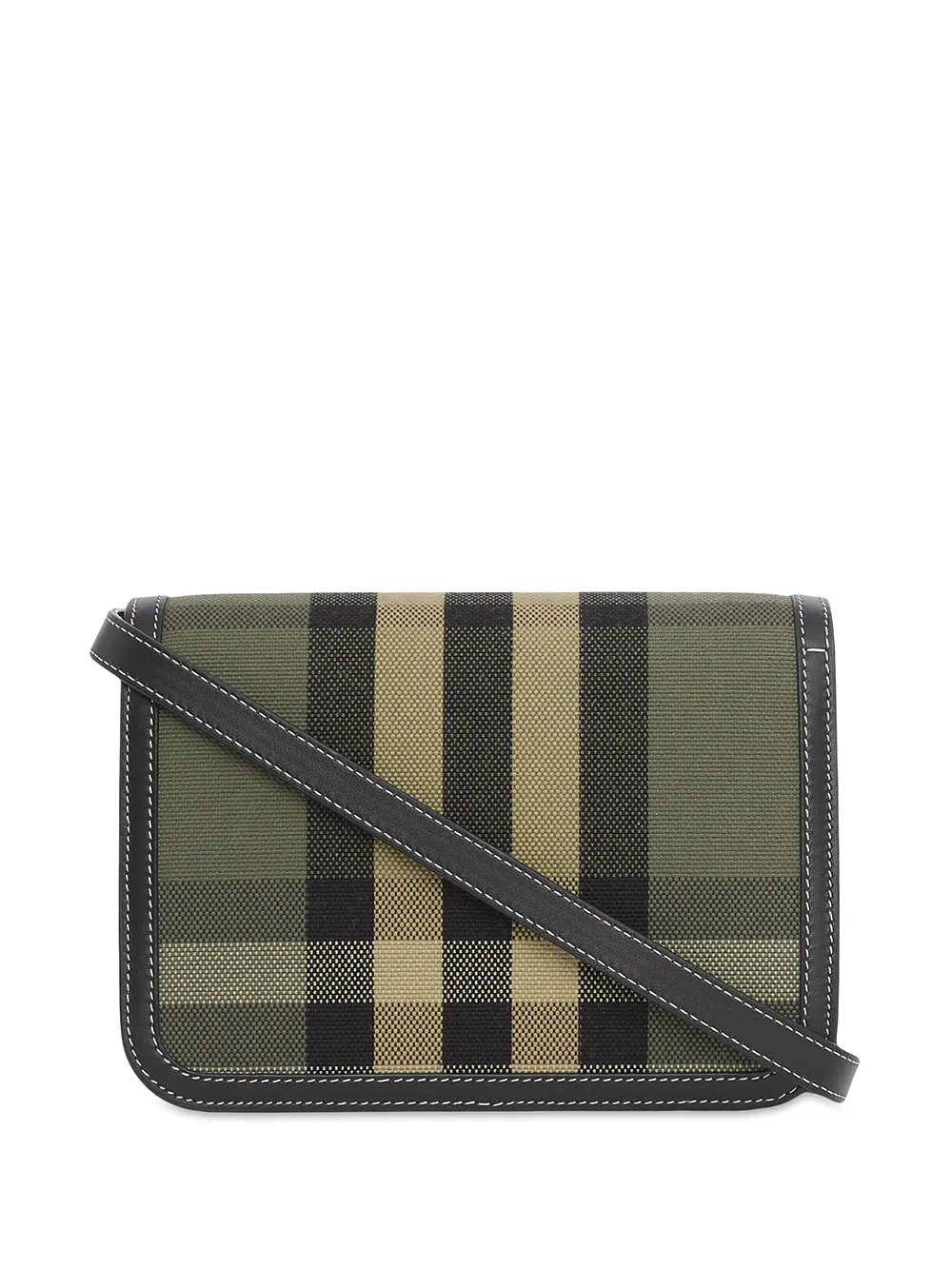 фото Burberry маленькая сумка через плечо tb в клетку