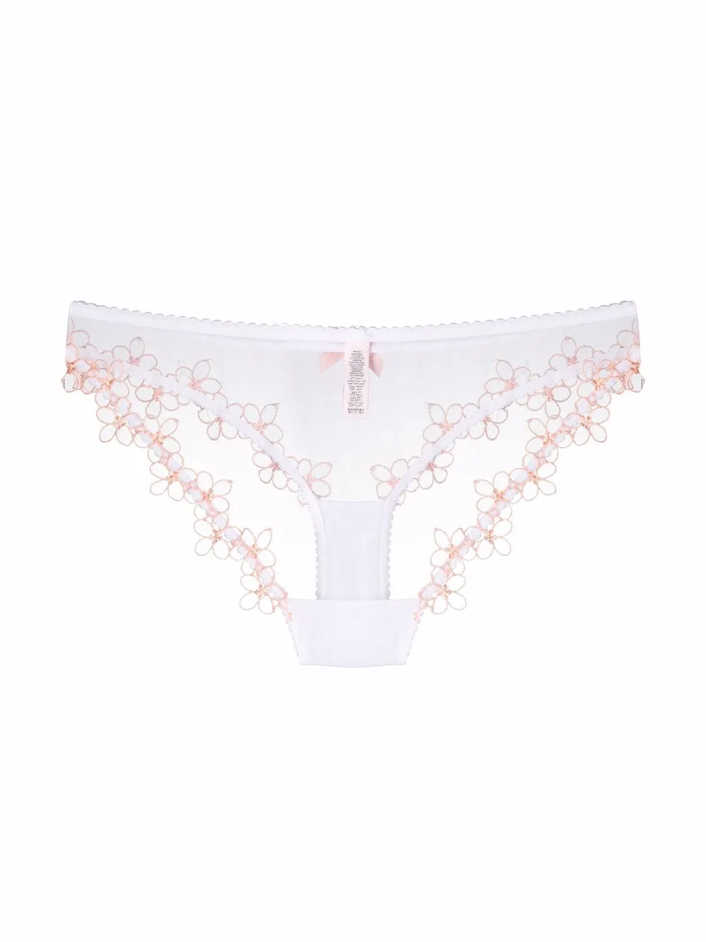 фото Agent provocateur трусы-брифы с цветочной вышивкой