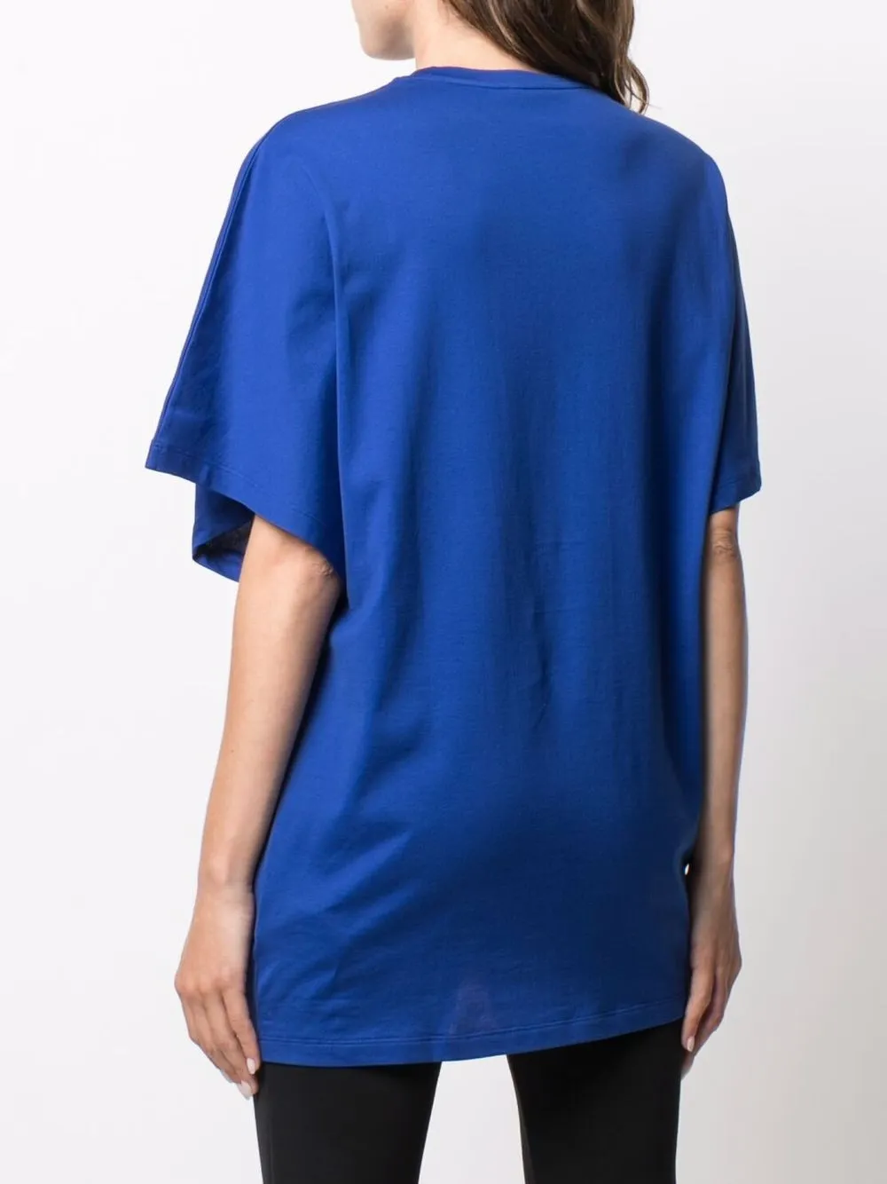 фото Versace футболка со сборками и логотипом medusa