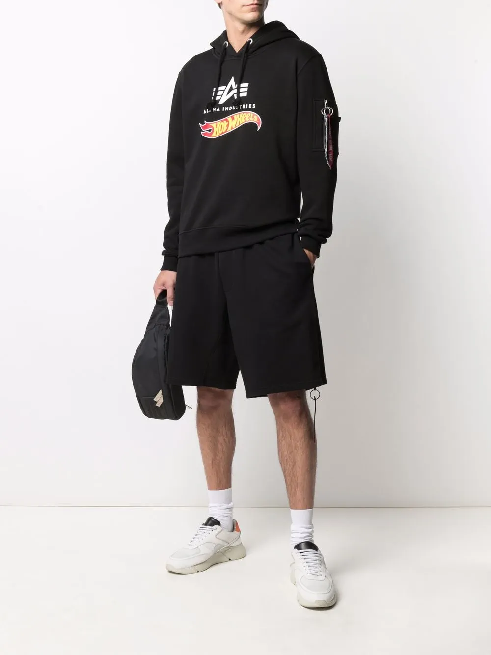 фото Alpha industries худи с кулиской и логотипом