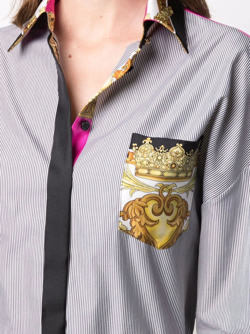 фото Versace рубашка с принтом medusa renaissance