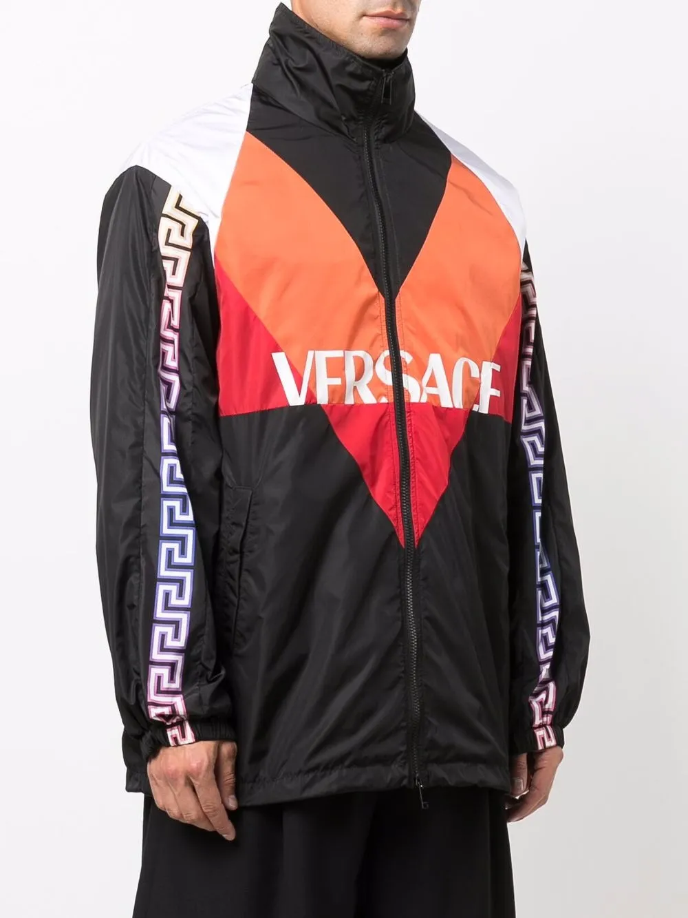 фото Versace спортивная куртка в стиле колор-блок