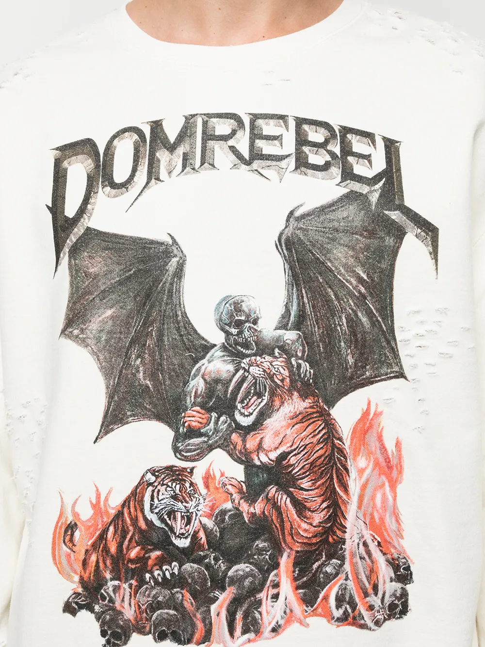 фото Domrebel толстовка battle с графичным принтом