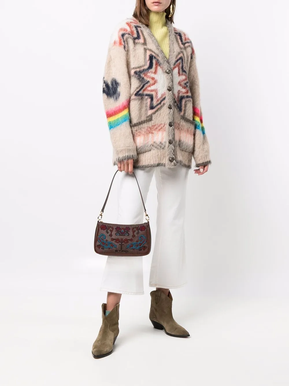 фото Etro сумка-тоут с вышивкой