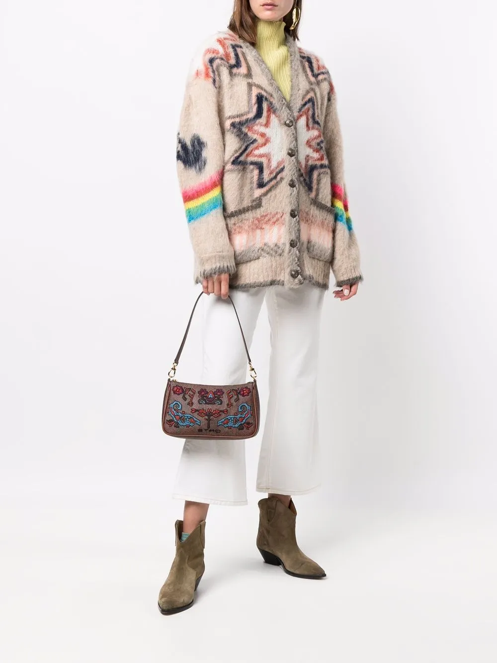 фото Etro сумка-тоут с вышивкой