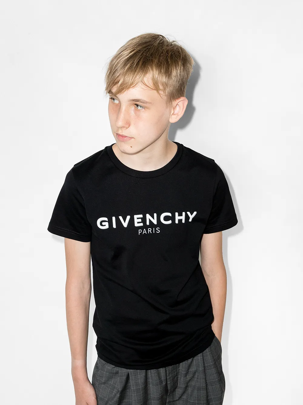 фото Givenchy kids футболка с логотипом