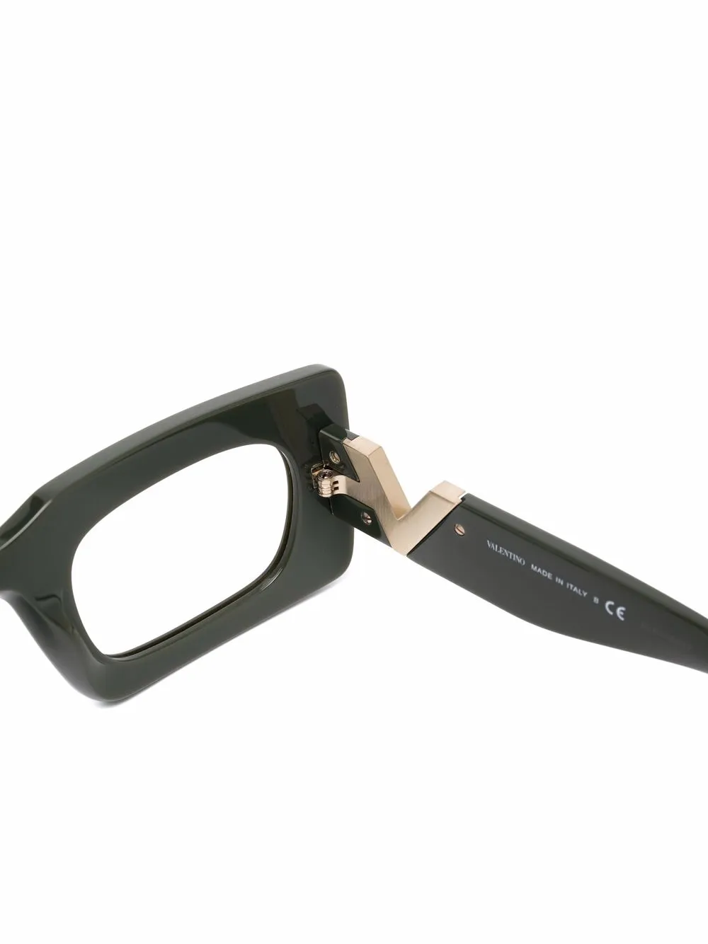 фото Valentino eyewear очки в прямоугольной оправе с логотипом vlogo signature