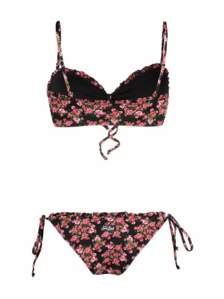 Floral Print Bikini Set Mc Saint Barth Idollook