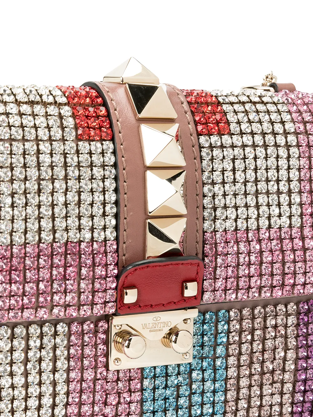фото Valentino garavani pre-owned сумка на плечо limited edition glam lock
