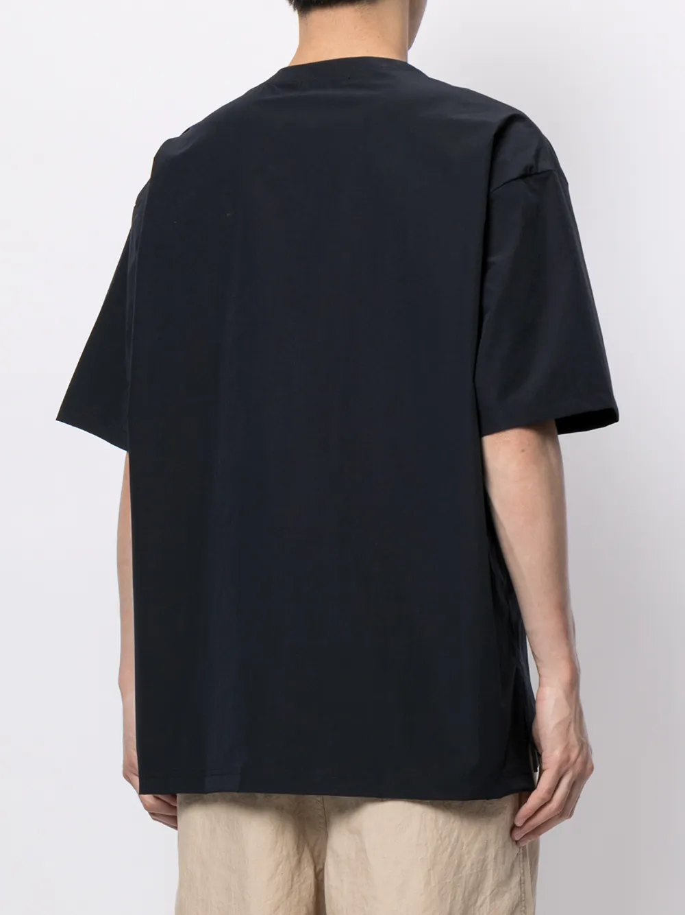 фото Comme des garçons homme футболка оверсайз с нашивкой-логотипом