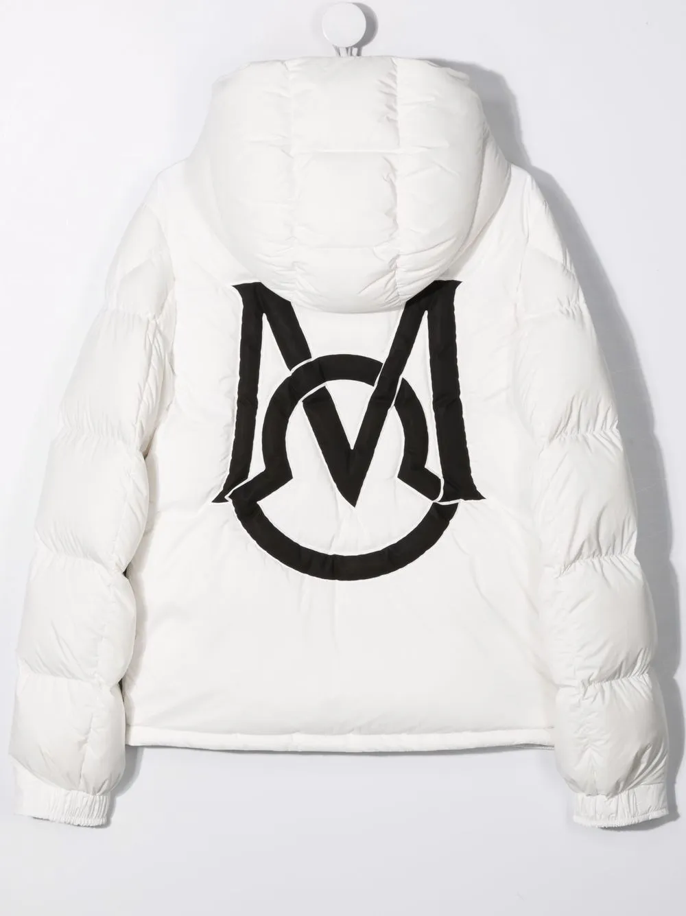 фото Moncler enfant пуховик с логотипом