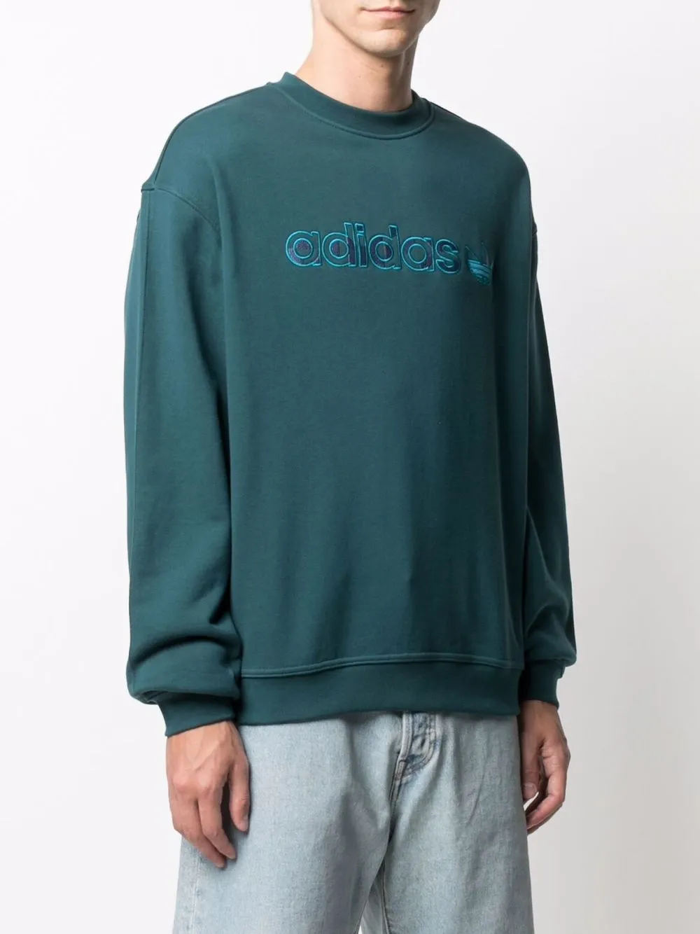 фото Adidas толстовка с вышитым логотипом