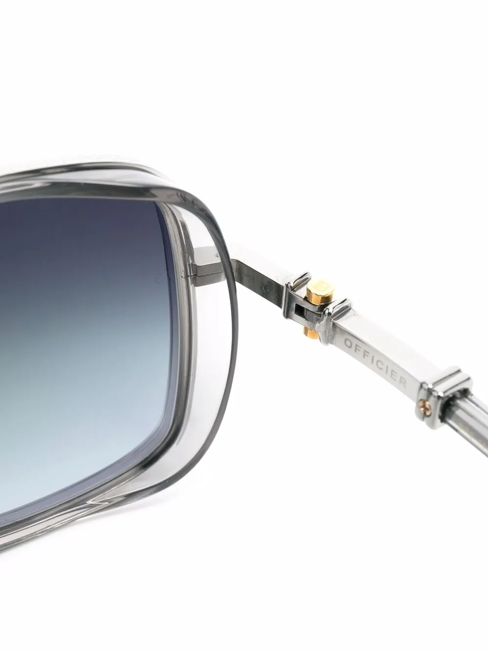 фото Balmain eyewear солнцезащитные очки officier в квадратной оправе