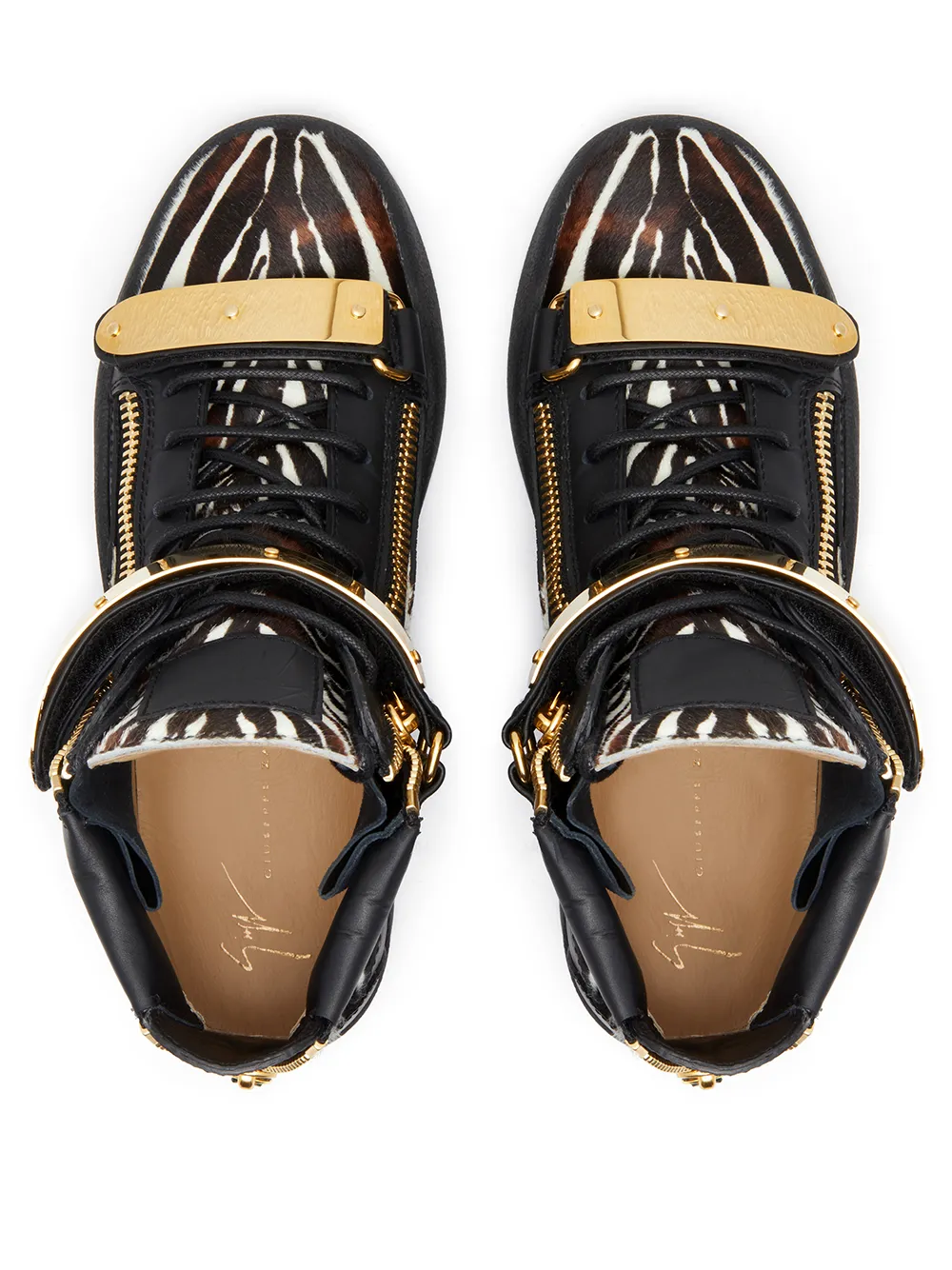 фото Giuseppe zanotti высокие кеды coby exotic