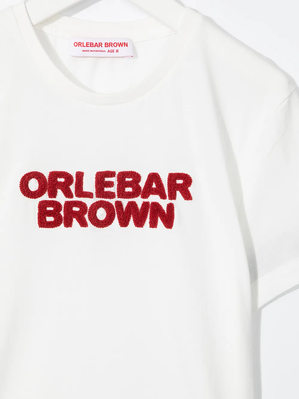 фото Orlebar brown kids футболка с фактурным логотипом