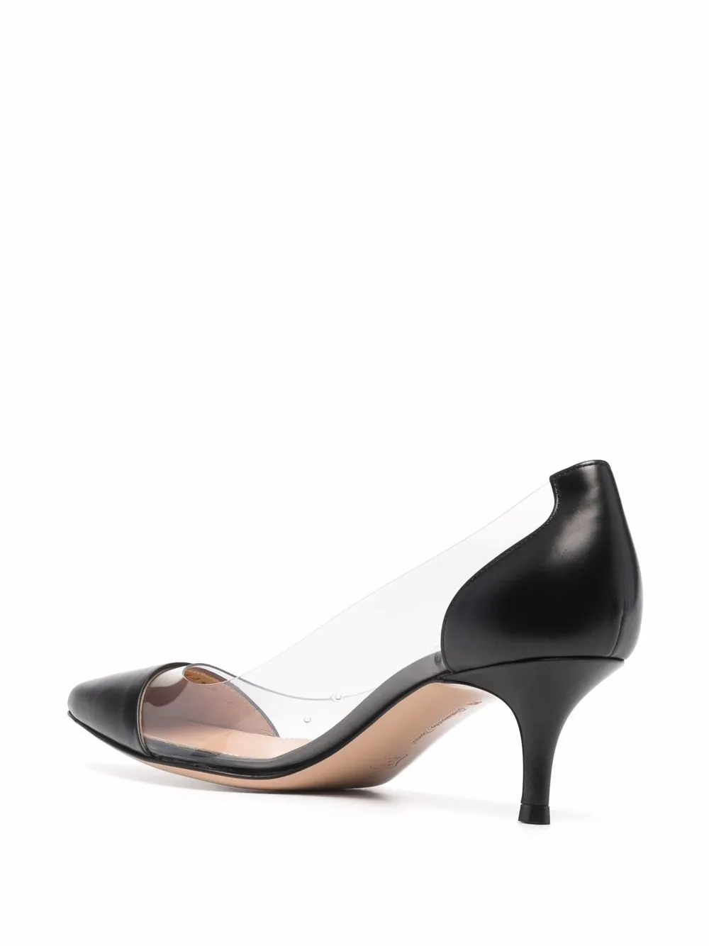 фото Gianvito rossi туфли plexi 55 с заостренным носком