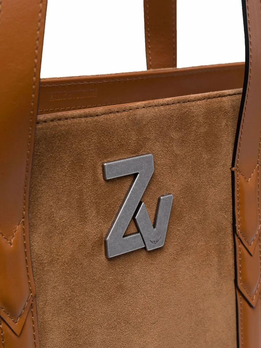 фото Zadig&voltaire сумка-тоут с инициалами zv