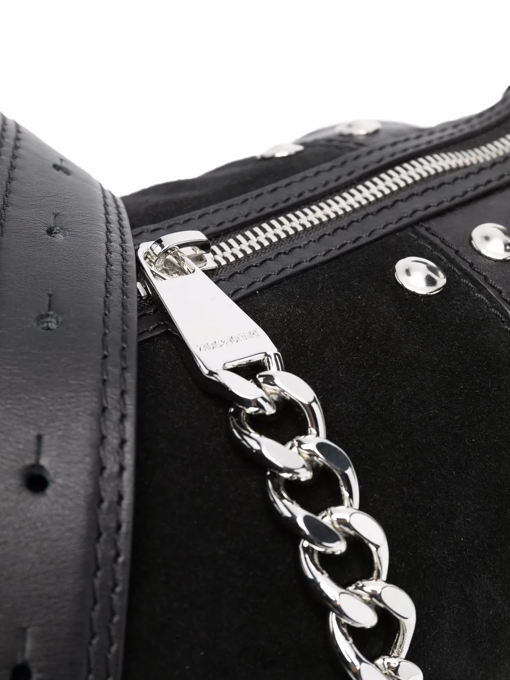 фото Zadig&voltaire декорированная сумка в технике пэчворк