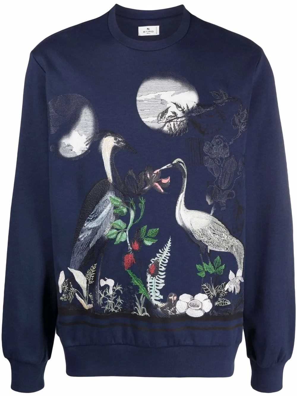 фото Etro толстовка felpa с круглым вырезом