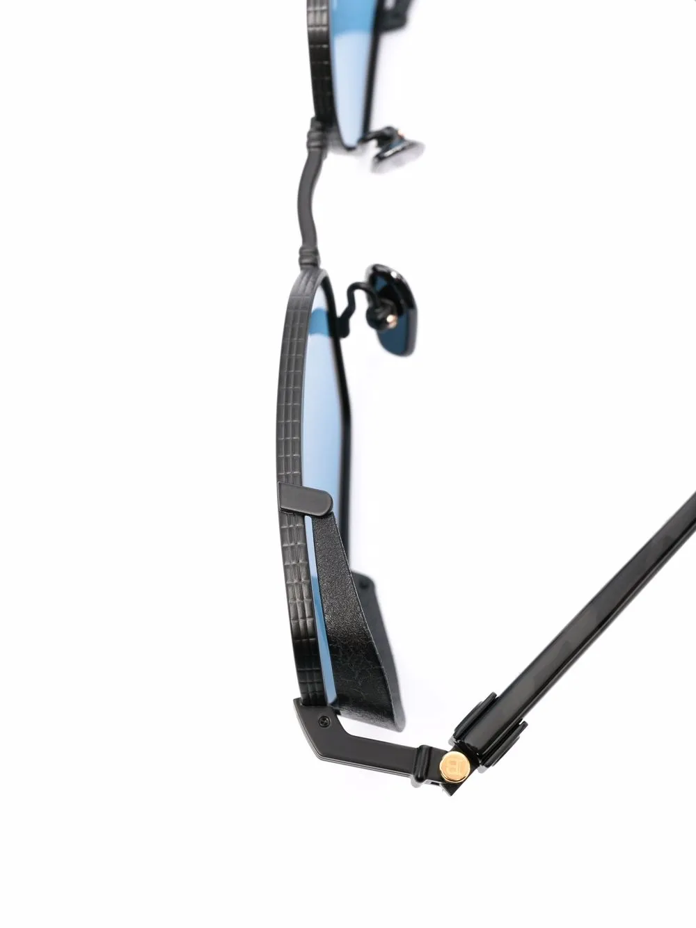 фото Balmain eyewear солнцезащитные очки в овальной оправе