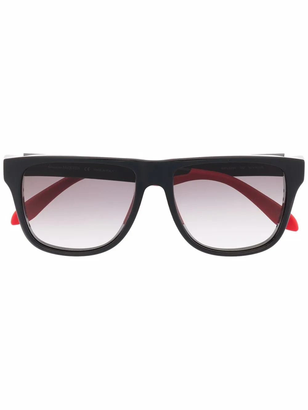 фото Alexander mcqueen eyewear солнцезащитные очки в d-образной оправе с логотипом