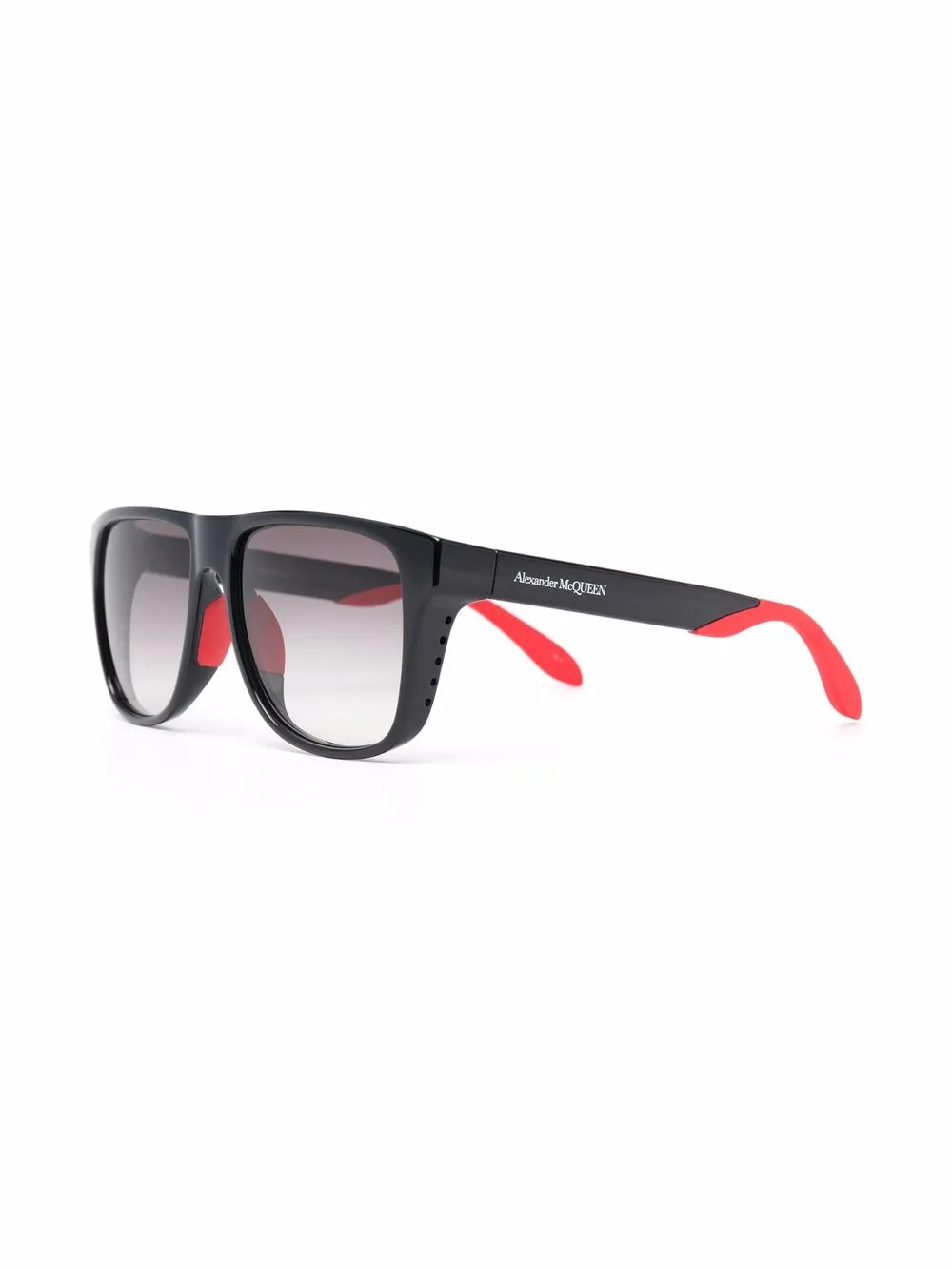 фото Alexander mcqueen eyewear солнцезащитные очки в d-образной оправе с логотипом